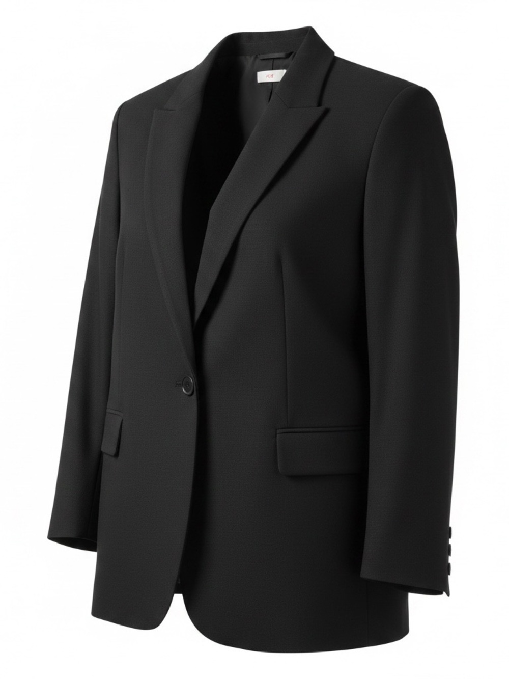 H&M Black Single-Button Women's Blazer